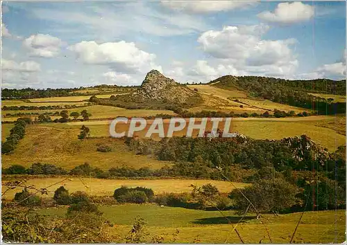 Moderne Karte Basse Bretagne Les Montagnes Noires