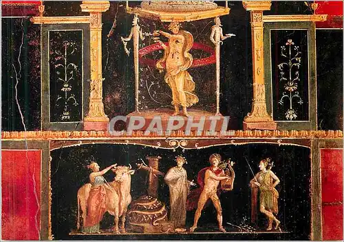Cartes postales moderne Pompei Apollo Vincitore del Serpente Pitone