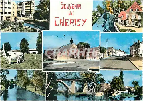 Moderne Karte Souvenir de Cherisy (Eure et Loir)