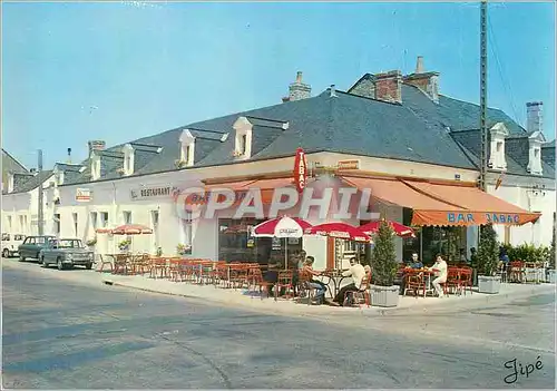 Cartes postales moderne Le Lude (Sarthe)Restaurant Bar Tabac