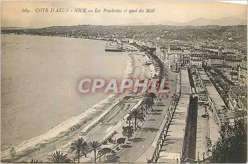 Ansichtskarte AK Cote d'Azur Nice Les Ponchettes et Quai du Midi