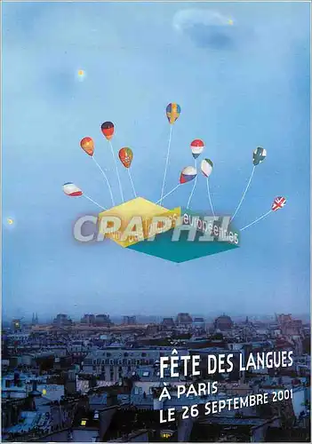 Cartes postales moderne Fete des Langues a Paris Paris Forum des Langues europeennes