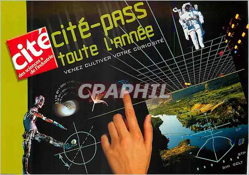 Moderne Karte Cite Pass Cite des Sciences et de l'industrie Espace