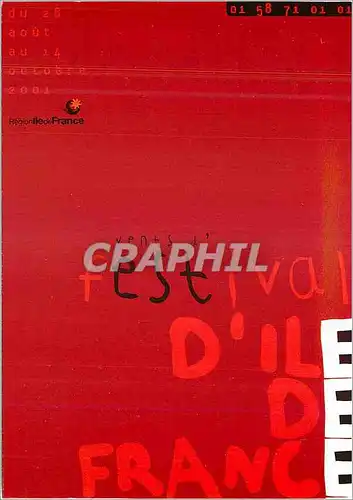 Cartes postales moderne Region Ile de France