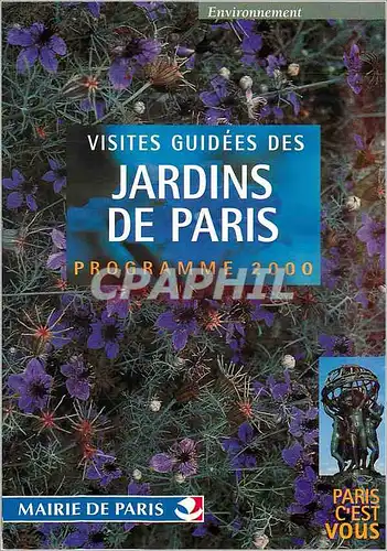 Cartes postales moderne Jardins de Paris Mairie de Paris