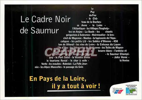 Cartes postales moderne Le Cadre Noir de Saumur Maison de la France