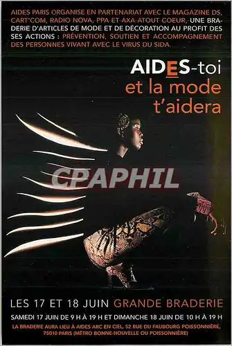 Cartes postales moderne Aides toi et la mode t'aidera Grande Braderie