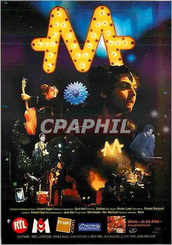 Cartes postales moderne Musique M en concert