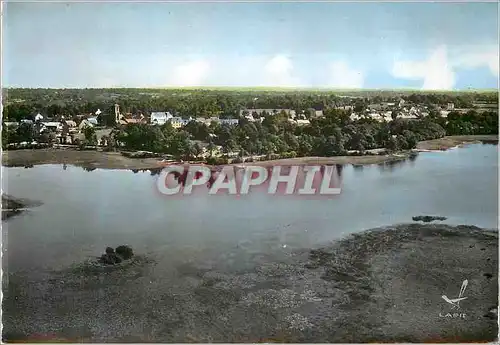 Cartes postales moderne En Avion Au Dessus de Priziac  (Morbihan)L'Etang du Bel Air