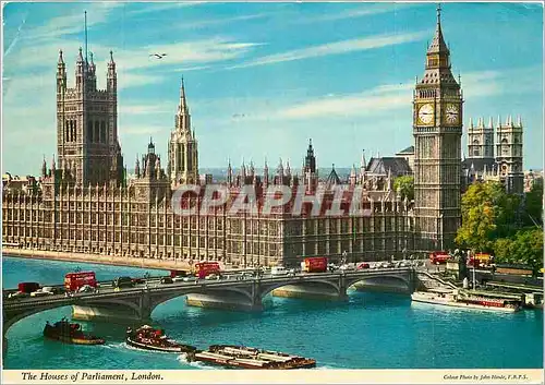 Cartes postales moderne The Houses of Parliament London