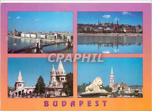 Moderne Karte Budapest fisher Bastion