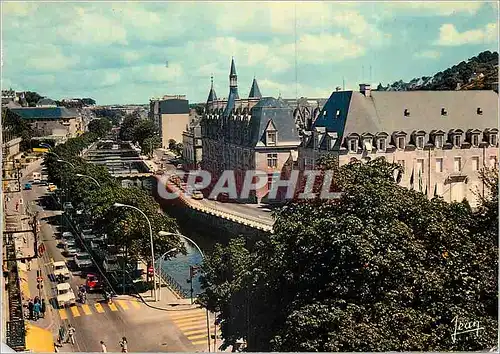 Moderne Karte La Bretagne Quimper La Prefecture et les Ponts sur l'Odet