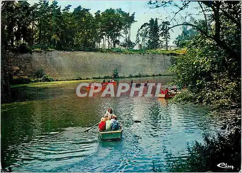 Moderne Karte Le Quesnoy (Nord) Canotage sur le lac Vauban