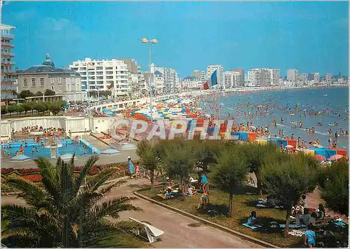 Cartes postales moderne Les Sables d'Olonne (Vendee)La Plage et la Piscine