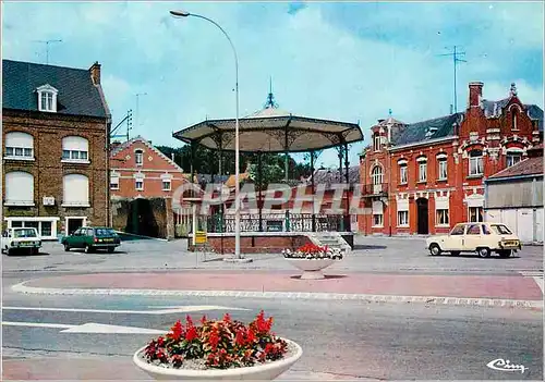 Moderne Karte Solesmes (Nord)La place du Marechal Foch