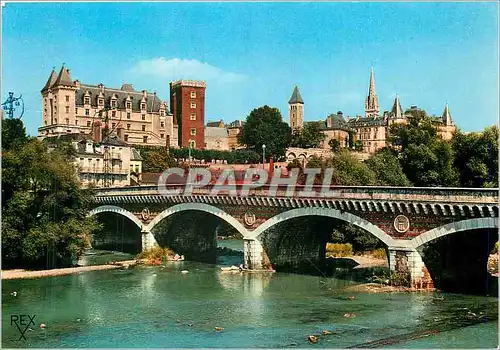 Cartes postales moderne Pau (Pyrenees Atlantiques)Le Gave et le Chateau