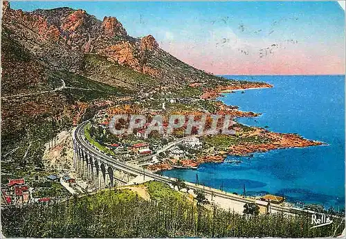 Cartes postales moderne La Cote d'Azur Route de la Corniche d'Or a Antheor