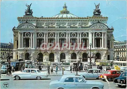 Moderne Karte Sous le Ciel de Paris Place de l'Opera