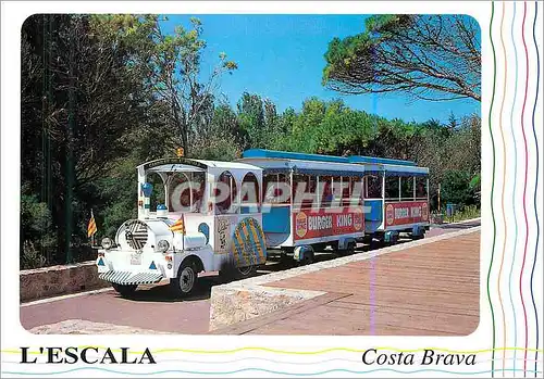 Cartes postales moderne L'Escala (Costa Brava)Carrilet Train