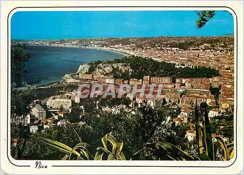 Moderne Karte Reflets de la Cote d'Azur Nice (Alpes Maritimes)Vue panoramique sur le Port