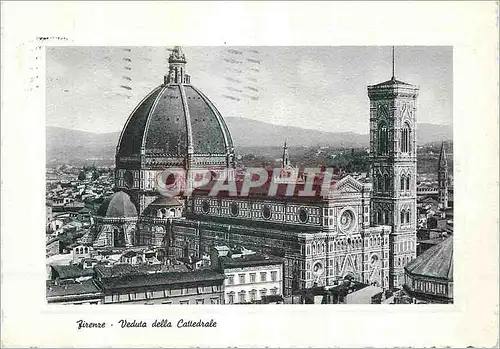 Moderne Karte Firenze Veduto della Cattedrale