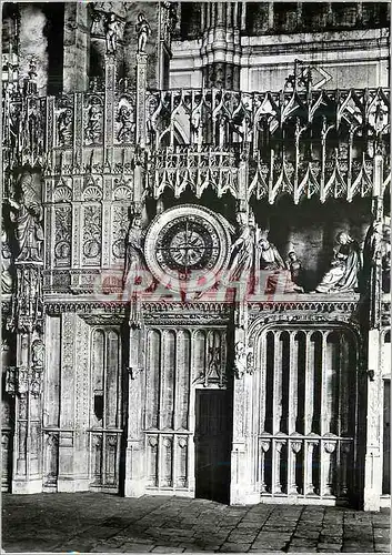 Cartes postales moderne Chartes (E et L)La Cathedrale Notre Dame (XIIe XVIe s)Cloture du Choeur (Debut XVIe s)