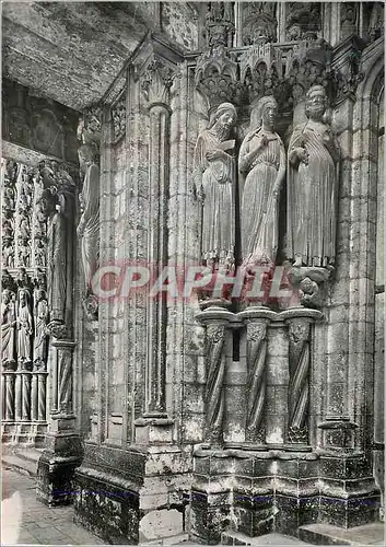 Cartes postales moderne Chartes (E et L)La Cathedrale Notre Dame (XIIe XVIe s)Portail nord