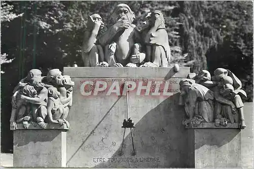 Cartes postales moderne Ouchy Lausanne La Fontaine aux Signes