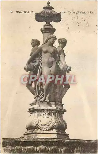 Cartes postales Bordeaux Les Trois Graces