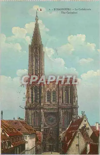 Cartes postales Strasboug La Cathedrale