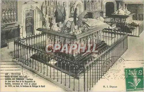 Cartes postales Dijon Musee Salle des Grades Les Tombeaux