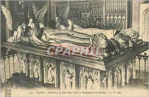 Cartes postales Dijon Tombeau de Jean Sans Peur et Marguerite de Baviere