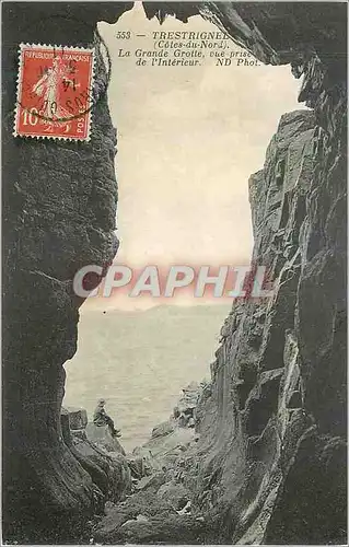 Cartes postales Trestrignel  (Cotes du Nord)La Grande Grotte
