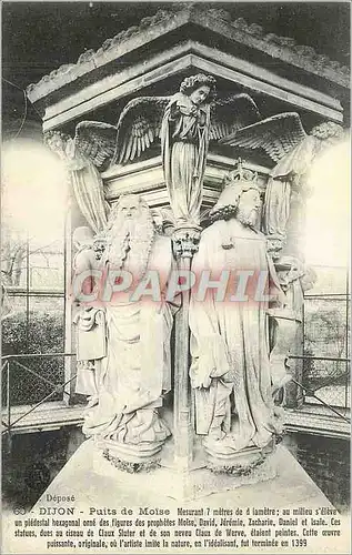 Cartes postales Dijon Puits de Moise Mesurant 7 metres de diametre