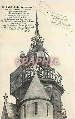 Cartes postales Dijon Horloge de Jacquemart