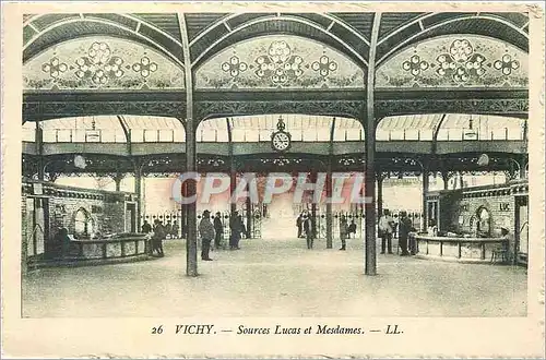 Cartes postales Vichy Sources Lucas et Mesdames