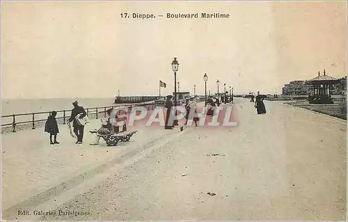 Cartes postales Dieppe boulevard Maritime