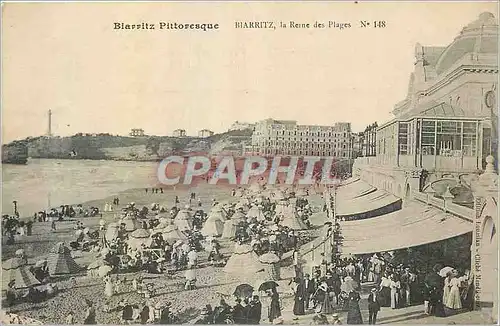 Cartes postales Biarritz Pittoresque harritz la reine des plages
