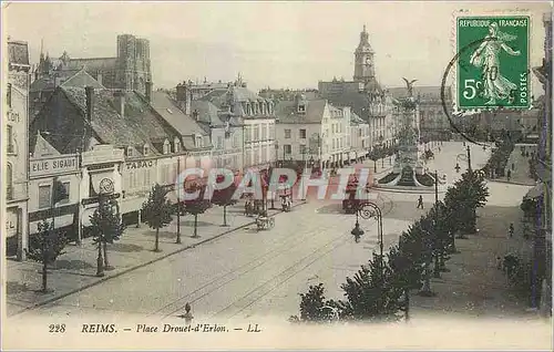 Cartes postales Reims place drouet d'erlons