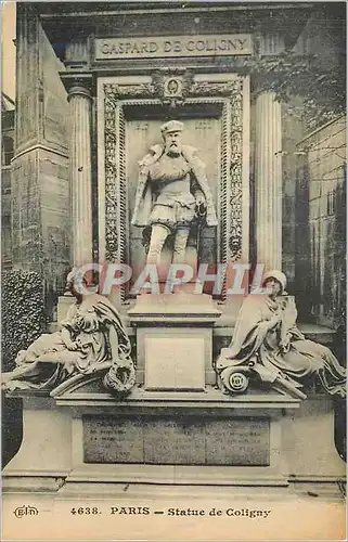 Cartes postales Paris statut de coligny