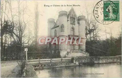 Cartes postales Etang et chateau de la reine blanche