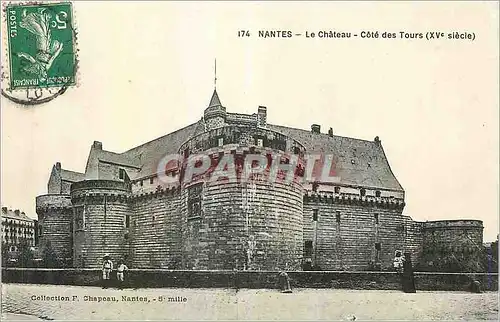 Cartes postales Nantes le chateau des Tours