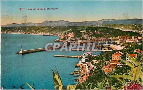 Cartes postales Nice vue de mont boron