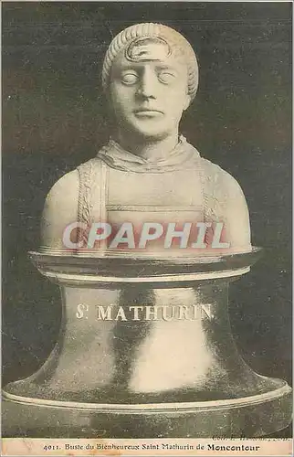 Cartes postales Buste du bienheureuse mathurin de monconTour