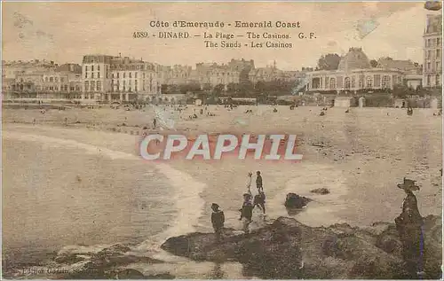 Cartes postales Dinard la plage l'emeraude