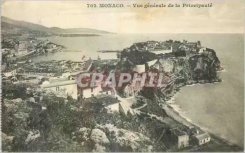 Cartes postales Monaco vue de la principauté