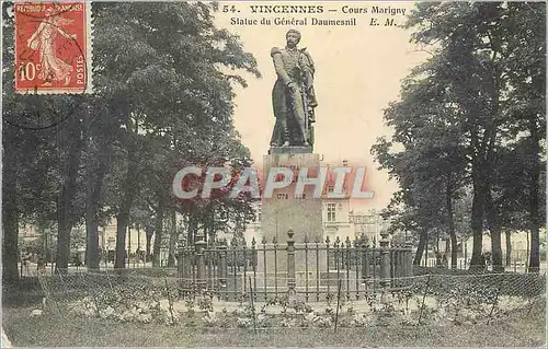 Ansichtskarte AK Vincennes cours marigny statut general de daumesnil