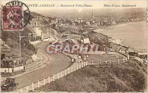 Ansichtskarte AK Sainte adresse boulevard felix faure