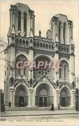 Cartes postales Eglise Notre Dame Nice