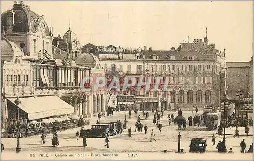 Cartes postales Nice Casino municipal Tramway